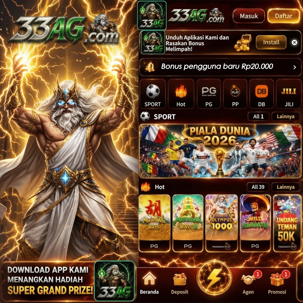33AG - Link Alternatif Game Kasino dan Slot Online