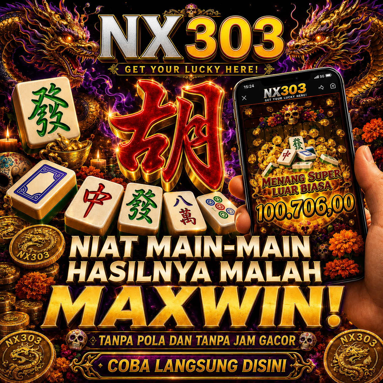 NX303 - Dowdload & Install Aplikasi Slot Asli Minimal Bet 400 Perak